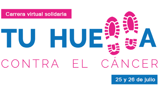 Logo campaña Tu Huella Contra el Cáncer